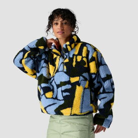 【送料無料】 ストイック レディース ジャケット・ブルゾン アウター Printed Fleece 1/4-Zip Pullover - Women's Blue Geo Print