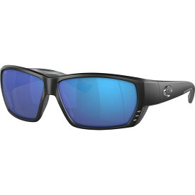【送料無料】 コスタ メンズ サングラス・アイウェア アクセサリー Tuna Alley 580G Polarized Sunglasses Matte Black/Blue Mirror