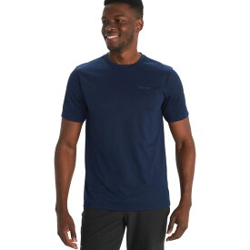 【送料無料】 マーモット メンズ シャツ トップス Crossover Short-Sleeve T-Shirt - Men's Arctic Navy