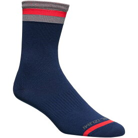 【送料無料】 パールイズミ メンズ 靴下 アンダーウェア Flash Reflective Sock Navy/Screaming Red