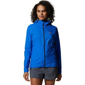 【送料無料】 マウンテンハードウェア レディース ジャケット・ブルゾン アウター Kor AirShell Wind Hooded Jacket - Women's Bright Island Blue