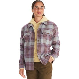 【送料無料】 マーモット レディース Tシャツ トップス Incline Heavyweight Flannel Overshirt - Women's Hazy Purple