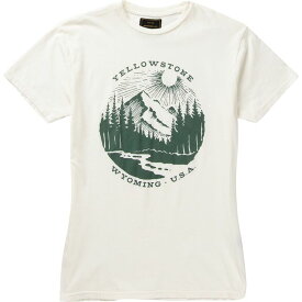 【送料無料】 オリジナル レトロ ブランド レディース Tシャツ トップス Yellowstone T-Shirt - Women's Antique White