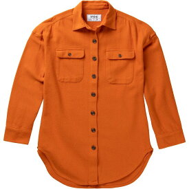 【送料無料】 ストイック レディース Tシャツ トップス Tasha Oversized Brushed Flannel - Women's Rust