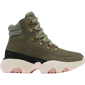 【送料無料】 ソレル レディース ブーツ・レインブーツ シューズ Kinetic Impact Conquest Sneaker Boot - Women's Stone Green/Chalk