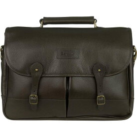【送料無料】 バーブァー メンズ バックパック・リュックサック バッグ Leather 11.5L Briefcase Dark Brown
