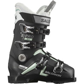 【送料無料】 サロモン レディース ブーツ・レインブーツ シューズ S/Pro MV 80 Cs GW Ski Boot - 2024 - Women's Black/White Moss/Silver Metallic