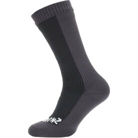 【送料無料】 シールスキンズ メンズ 靴下 アンダーウェア Waterproof Cold Weather Mid Length Sock - Men's Black/Grey