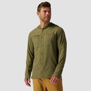 �o�b�N�J���g���[ �����Y �g�b�v�X �V���c �p�[�J�[ Backcountry Hybrid Tahoe Sun Hoodie - Men's Kalamata