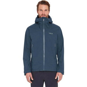 u Y AE^[ WPbgEu] _E WPbg Rab Downpour Light Jacket - Men's Tempest Blue u[