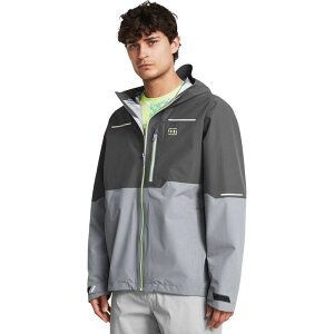 A_[A[}[ Y AE^[ WPbgEu] WPbg Under Armour Fish Elite Rain Jacket - Men's Castlerock