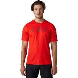 【送料無料】 フォックスレーシング メンズ Tシャツ トップス Ranger Short-Sleeve Jersey - Men's Moth Race Fluorescent Red