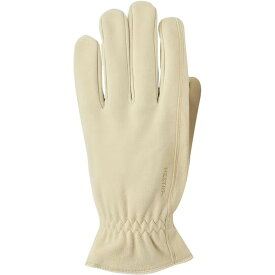 【送料無料】 ヘストラ レディース 手袋 アクセサリー Chamois Work Glove Natural Yellow