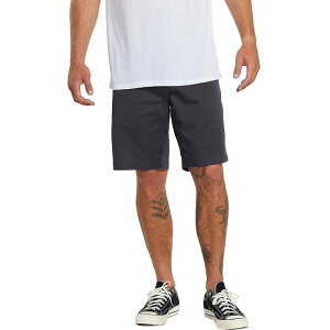 �{���R�� �����Y �{�g���X �n�[�t�p���c�E�V���[�c Volcom Frickin Elastic Waist 19 Short - Men's Charcoal �`���R�[��