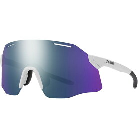 【送料無料】 スミス レディース サングラス・アイウェア アクセサリー Vert ChromaPop Sunglasses White/ChromaPop Violet Mirror