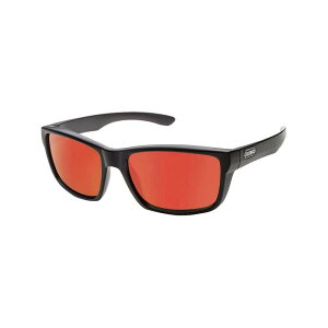 TNEh|CYh Y ANZT[ TOXEACEFA Suncloud Polarized Optics Mayor Polarized Sunglasses - Men's Matte Black/Red Mirror ubN