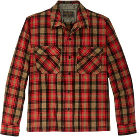 【送料無料】 フィルソン メンズ シャツ トップス Buckner Wool Camp Shirt - Men's Red/Dark Earth/Brown