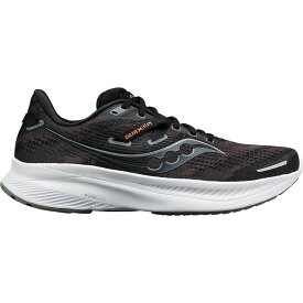 【送料無料】 サッカニー メンズ スニーカー シューズ Guide 16 Wide Running Shoe - Men's Black/White