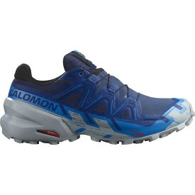 【送料無料】 サロモン メンズ スニーカー ランニングシューズ シューズ Speedcross 6 GTX Trail Running Shoe - Men's Blue Print/Ibiza Blue/Quarry