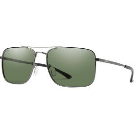 【送料無料】 スミス レディース サングラス・アイウェア アクセサリー Outcome Polarized Sunglasses Gunmetal/ChromaPop Polarized Gray Green