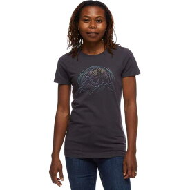 【送料無料】 ブラックダイヤモンド レディース Tシャツ トップス Summit Scribble T-Shirt - Women's Carbon
