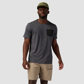 【送料無料】 バックカントリー メンズ Tシャツ トップス Destination Pocket T-Shirt - Men's Turbulence/Black