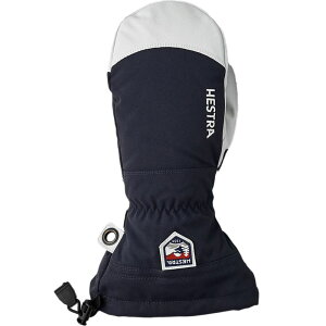 �w�X�g�� �����Y �A�N�Z�T���[ ��� ���U�[ Hestra Army Leather Heli Mitten - Men's Navy �l�C�r�[