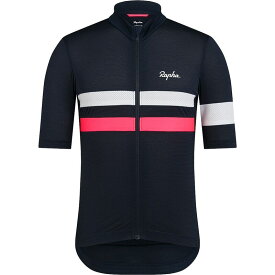 【送料無料】 ラファ メンズ Tシャツ トップス Brevet Lightweight Short-Sleeve Jersey - Men's Dark Navy/Silver/High-Vis Pink