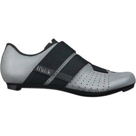【送料無料】 フィジーク メンズ スニーカー サイクリングシューズ シューズ Tempo R5 Powerstrap Cycling Shoe Reflective Grey/Black
