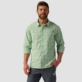 【送料無料】 バックカントリー メンズ Tシャツ トップス Button-Up Long-Sleeve MTB Jersey - Men's Winter Green Plaid