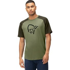 【送料無料】 ノローナ メンズ Tシャツ トップス Femund Pureull T-Shirt - Men's Loden Green