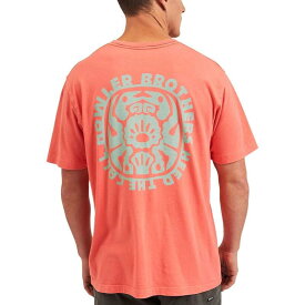 【送料無料】 ハウラーブラザーズ メンズ Tシャツ トップス Cotton T-Shirt - Men's Crab Idol/Coral