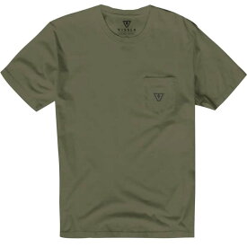 【送料無料】 ヴィスラ メンズ Tシャツ トップス Established Premium Pocket T-Shirt - Men's Olive