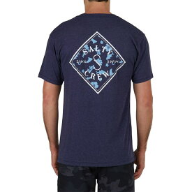 【送料無料】 ソルティークルー メンズ Tシャツ トップス Tippet Tropics Premium Short-Sleeve T-Shirt - Men's Navy Heather