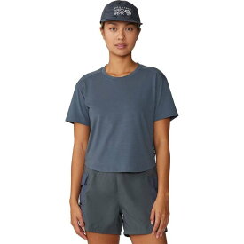 【送料無料】 マウンテンハードウェア レディース Tシャツ トップス Trek N Go Short-Sleeve Top - Women's Blue Slate