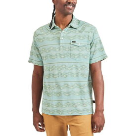 【送料無料】 ハウラーブラザーズ メンズ ポロシャツ トップス Ranchero Jacquard Polo Shirt - Men's Taki Jacquard/Seafoam