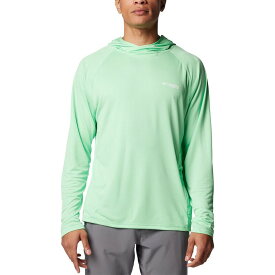 【送料無料】 コロンビア メンズ パーカー・スウェット フーディー アウター PFG Solar Stream Elite Hoodie - Men's Ocean Mint