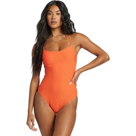 【送料無料】 ビラボン レディース 上下セット 水着 Tanlines One-Piece Swimsuit - Women's Coral Craze