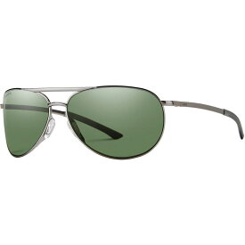 【送料無料】 スミス メンズ サングラス・アイウェア アクセサリー Serpico 2 Slim ChromaPop Polarized Sunglasses Gunmetal/Polarized Gray Green
