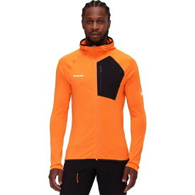 【送料無料】 マムート メンズ ジャケット・ブルゾン アウター Aenergy Light ML Hooded Jacket - Men's Dark Tangerine/Black