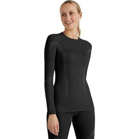 【送料無料】 ファルケ レディース Tシャツ トップス Wool-Tech Long-Sleeve Shirt - Women's Black