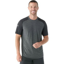 【送料無料】 スマートウール メンズ シャツ トップス Men's Active Mesh Short-Sleeve T-Shirt - Men's Charcoal Heather