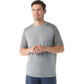【送料無料】 スマートウール メンズ シャツ トップス Men's Active Mesh Short-Sleeve T-Shirt - Men's Light Gray Heather