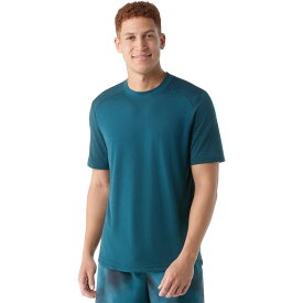 【送料無料】 スマートウール メンズ シャツ トップス Men's Active Mesh Short-Sleeve T-Shirt - Men's Twilight Blue