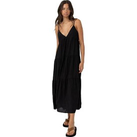 【送料無料】 リズム レディース ワンピース トップス Classic Tiered Midi Dress - Women's Black