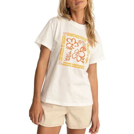 【送料無料】 リズム レディース Tシャツ トップス Islander Band T-Shirt - Women's White