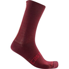 【送料無料】 カステリ メンズ 靴下 アンダーウェア Racing Stripe 18 Sock Bordeaux