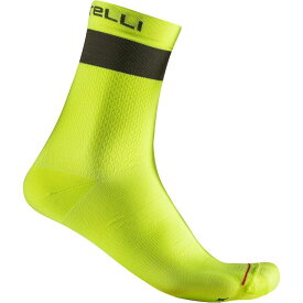 【送料無料】 カステリ メンズ 靴下 アンダーウェア Prologo Lite 15 Sock - Men's Electric Lime/Deep Green