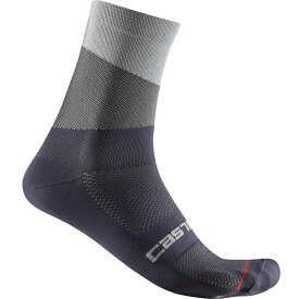 【送料無料】 カステリ メンズ 靴下 アンダーウェア Orizzonte 15 Sock - Men's Silver Gray/Dark Gray