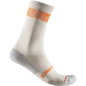 【送料無料】 カステリ メンズ 靴下 アンダーウェア Unlimited 18 Sock - Men's Silver Moon/Orange Rust